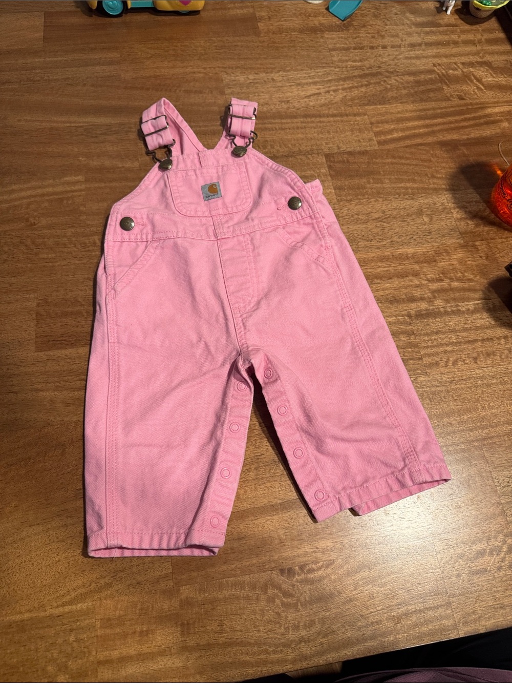 Carhartt Pink Kids Cotton Overalls